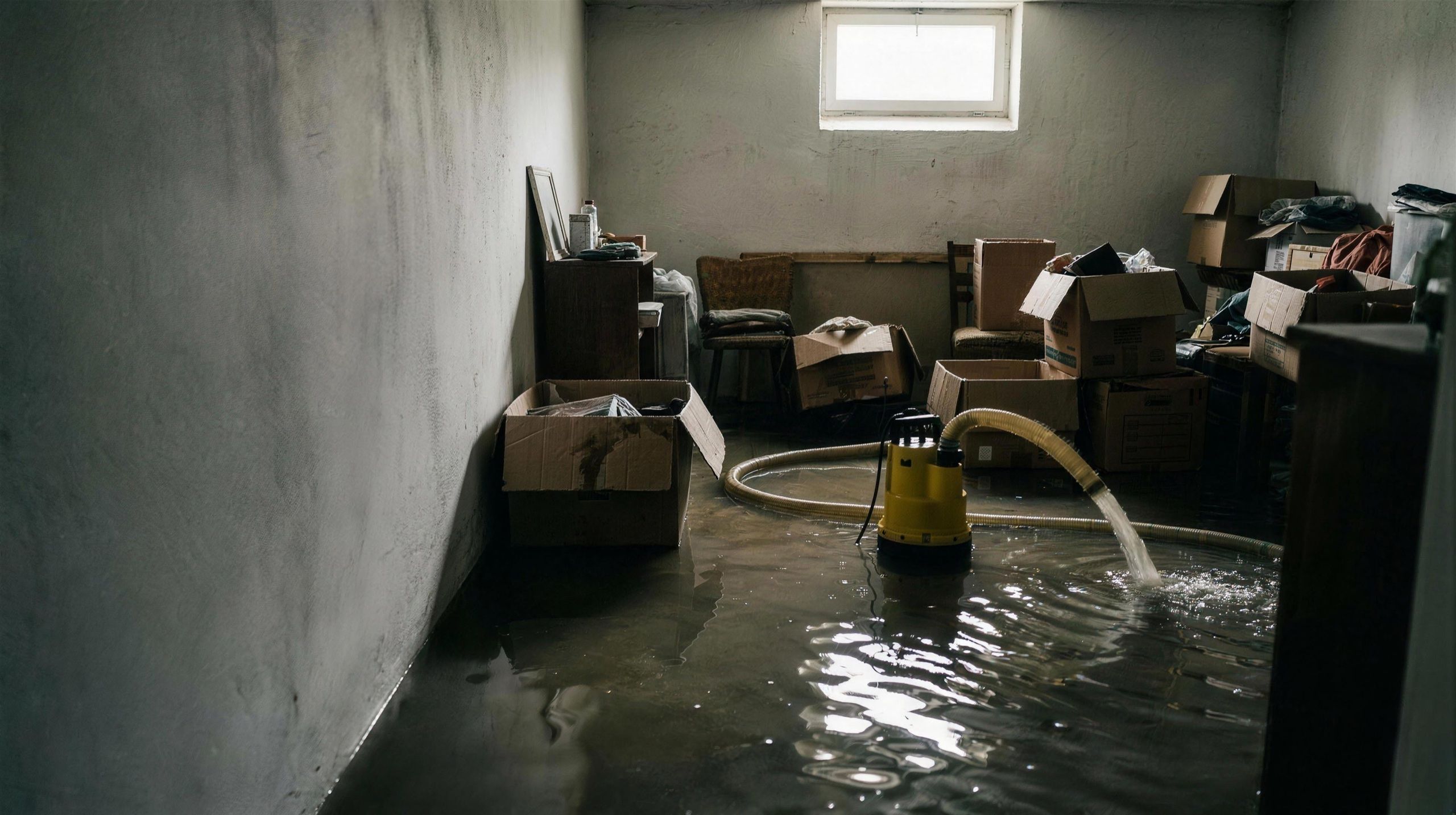 Carolina Pro Restoration — Basement Flooding
